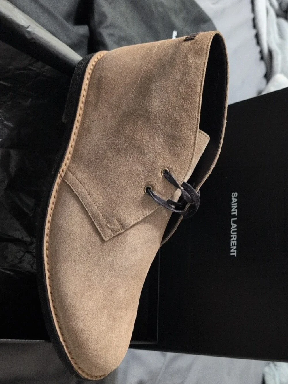 Saint Laurent Black Presentation Box with White Logo Center